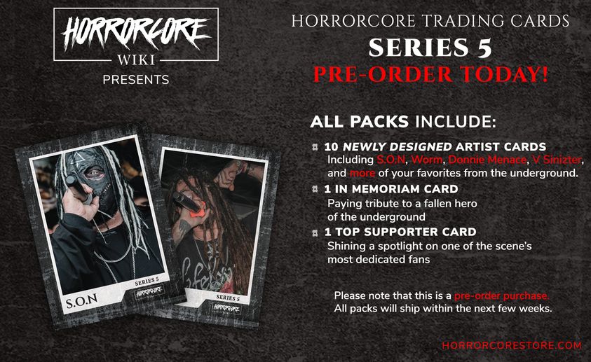 Horrorcore Trading Cards SERIES 5
